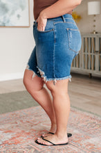 Load image into Gallery viewer, Mid Rise Distressed Judy Blue Cutoff Shorts