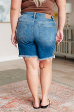 Load image into Gallery viewer, Mid Rise Distressed Judy Blue Cutoff Shorts