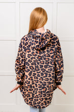 Load image into Gallery viewer, Kids Oversized Hoodie Blanket in Leopard