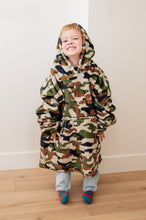 Load image into Gallery viewer, Kids Oversized Hoodie Blanket in Camo