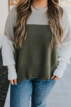 Load image into Gallery viewer, Autumn Block Knit Sweater