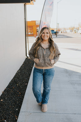 Cheetah Easy Does it Pullover