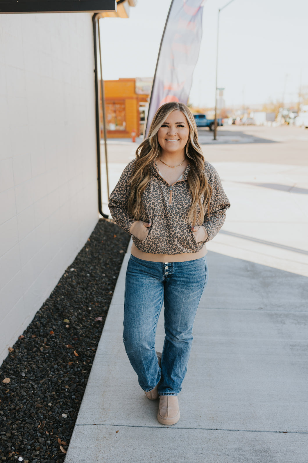 Cheetah Easy Does it Pullover