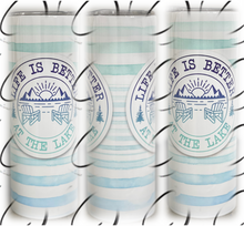 Load image into Gallery viewer, Life Is Best At The Lake 20oz Skinny Tumbler