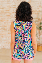 Load image into Gallery viewer, Lizzy Tank Top in Teal Deco Multi