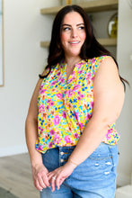 Load image into Gallery viewer, Lizzy Tank Top in Yellow Spring Floral