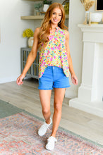 Load image into Gallery viewer, Lizzy Tank Top in Yellow Spring Floral