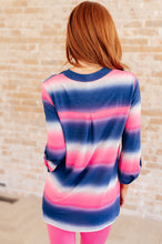 Load image into Gallery viewer, Lizzy Top in Blue and Pink Haze