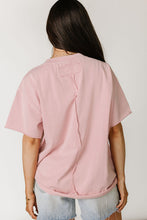 Load image into Gallery viewer, Ampersand Boyfriend Tee in Pink