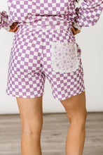 Load image into Gallery viewer, Ampersand Lace Pocket Shorts in Lavender Daydream