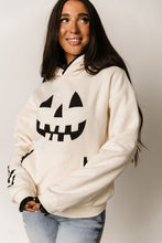 Load image into Gallery viewer, Ampersand Comfort Zone Hoodie Lace Hey Pumpkin