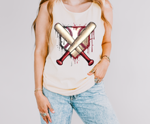 Load image into Gallery viewer, Drip Baseball Home Plate Graphic Tank Top