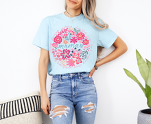 Load image into Gallery viewer, Mama Circle Floral Graphic Tee