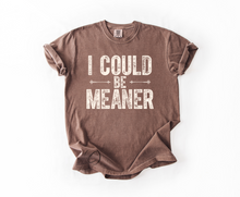 Load image into Gallery viewer, I Could Be Meaner Graphic Tee