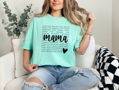 Mama Words Graphic Tee