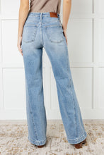 Load image into Gallery viewer, Melia High Rise Side Seam Detail Wide Leg Judy Blue Jeans