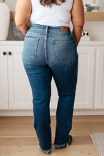 Load image into Gallery viewer, Morgan High Rise Distressed Straight Judy Blue Jeans