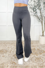 Load image into Gallery viewer, Motion Mastery Flared Yoga Pants in Titanium