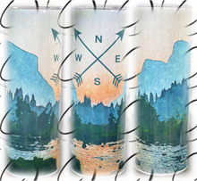Load image into Gallery viewer, Mountain Compass 20oz Skinny Tumbler