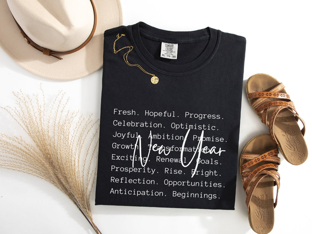 New Year Meanings Graphic Tee