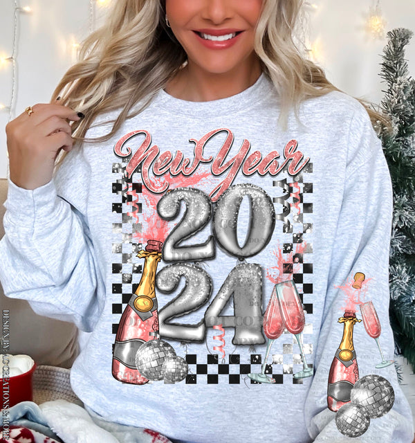 New Year 2024 Pullover Sweatshirt