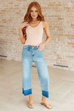 Load image into Gallery viewer, High Rise Wide Leg Crop Judy Blue Jeans in Medium Wash
