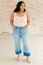 Load image into Gallery viewer, High Rise Wide Leg Crop Judy Blue Jeans in Medium Wash