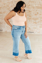 Load image into Gallery viewer, High Rise Wide Leg Crop Judy Blue Jeans in Medium Wash