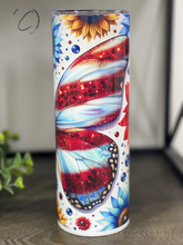Load image into Gallery viewer, Patriotic Butterfly 20oz Skinny Tumbler
