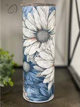 Load image into Gallery viewer, Patriotic Daisies 20oz Skinny Tumbler