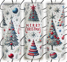 Load image into Gallery viewer, Patriotic Merry Christmas 20oz Skinny Tumbler