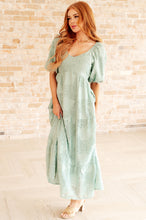 Load image into Gallery viewer, Power of the Babe Tiered Balloon Sleeve Dress