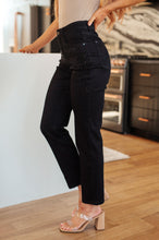 Load image into Gallery viewer, Rhinestone Slim Fit Judy Blue Jeans in Black
