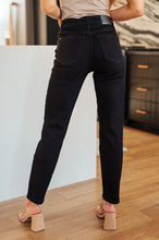 Load image into Gallery viewer, Rhinestone Slim Fit Judy Blue Jeans in Black