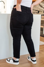 Load image into Gallery viewer, Rhinestone Slim Fit Judy Blue Jeans in Black