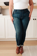 Load image into Gallery viewer, Rowena High Rise Pull On Double Cuff Slim Judy Blue Jeggings