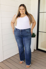 Load image into Gallery viewer, High Rise Release Hem Straight Judy Blue Jeans