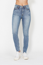 Load image into Gallery viewer, High Waist Tummy Control Shield Pocket Judy Blue Skinny Jeans