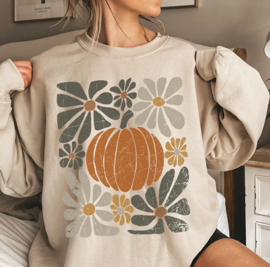 PREORDER: Boho Floral Fall Graphic Tee & Sweatshirt