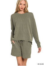 Load image into Gallery viewer, Lounge Luxe Ribbed Set