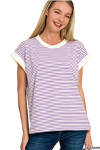 Load image into Gallery viewer, Sweet Contrast Stripe Top