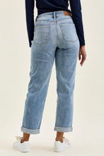 Load image into Gallery viewer, Mid Rise BILLIE Boyfriend LT Light Iced Indigo Judy Blue Jeans