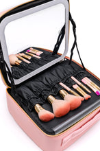 Load image into Gallery viewer, She's All That LED Makeup Case in Pink