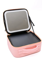 Load image into Gallery viewer, She's All That LED Makeup Case in Pink