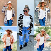 Load image into Gallery viewer, Reversible Cardigan in Assorted Prints