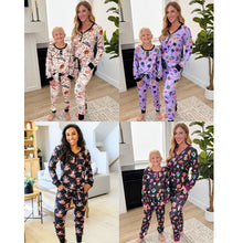 Load image into Gallery viewer, Matching Halloween Jogger Pajama Set in (See Four Options)
