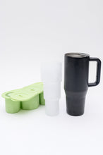 Load image into Gallery viewer, Frosty Filled 40oz Tumbler Ice Molds in Melon