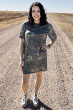 Load image into Gallery viewer, Camo Kreek T-Shirt Dress