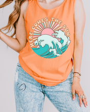 Load image into Gallery viewer, Here Comes The Sun Graphic Tank Top