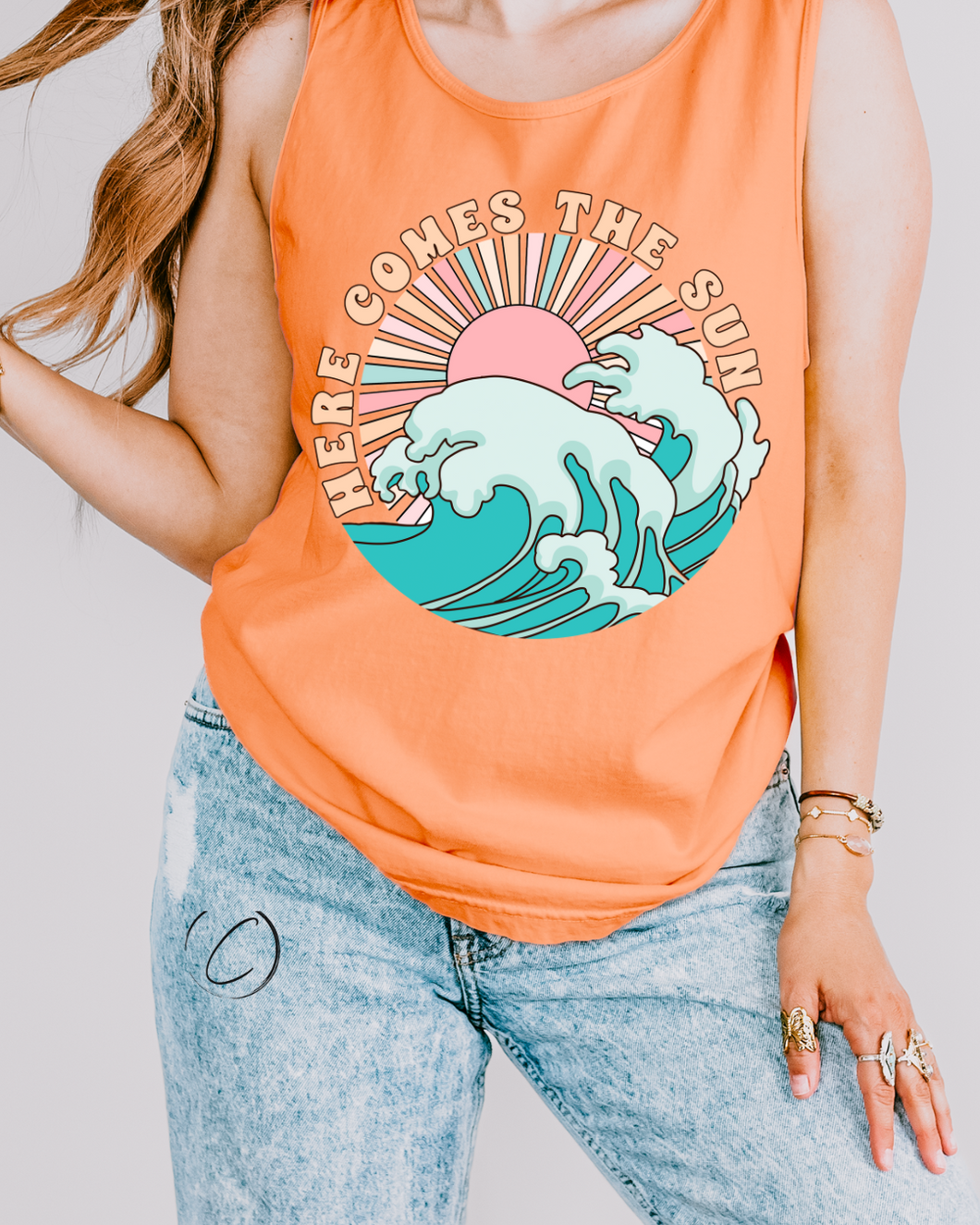 Here Comes The Sun Graphic Tank Top